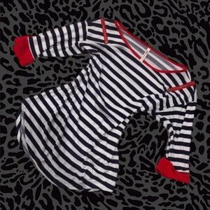 cute y2k striped long-sleeve top💖